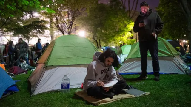 அமெரிக்க மாணவர்கள் போராட்டம், இஸ்ரேல் காஸா போர், பாலத்தீனம்