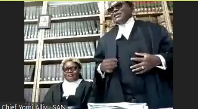 Oloye Yomi Alliyu SAN nibi igbẹjọ ori ayelujara