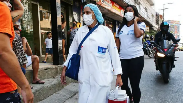 Agentes comunitários da saúde no Rioempate 1 betanoJaneiro