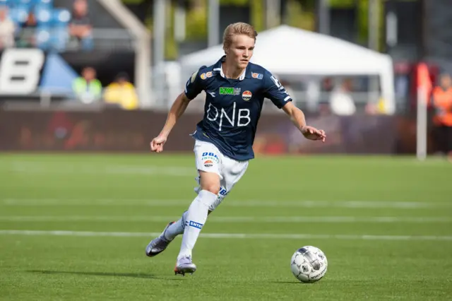 Martin Odegaard kilaba Noorway, Stormsgodset jedhamu keessa wayita ture