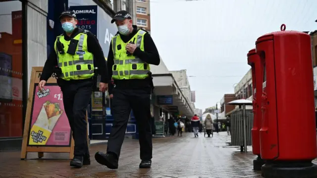 Полицейские в Ланкашире