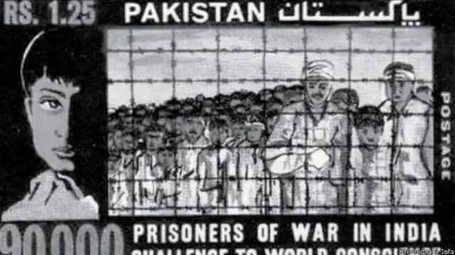 POSTAL STAMP IN THE MEMORY OF PAKISTANI SOLDIERS WHO RETURNED FROM PAKISTAN