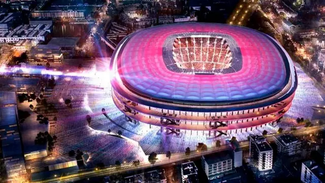 El modelo del nuevo Nou Camp