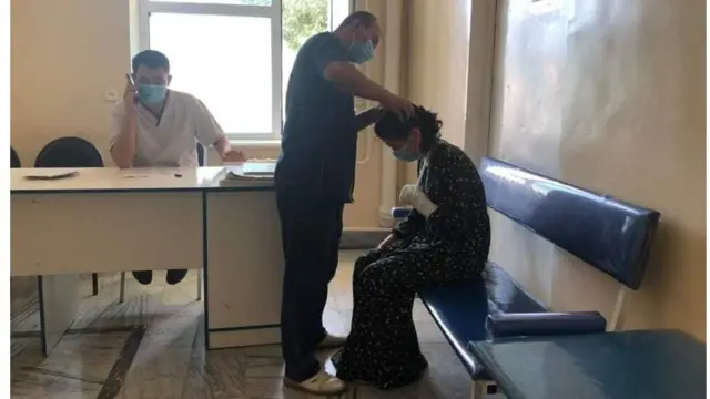 Жабрланувчи аёл бир неча тан жароҳатини олган