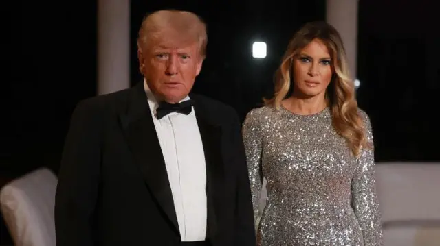 دونالد ترامپ و همسرش
