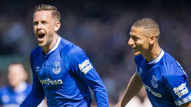 Gylfi Sigurdsson and Dominic Calvert-Lewin