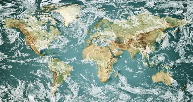 topografik dünya haritası 2021
