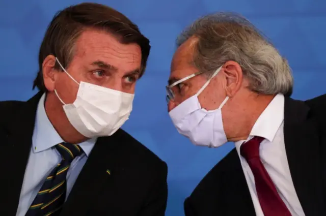 Jair Bolsonaro e Paulo Guedes