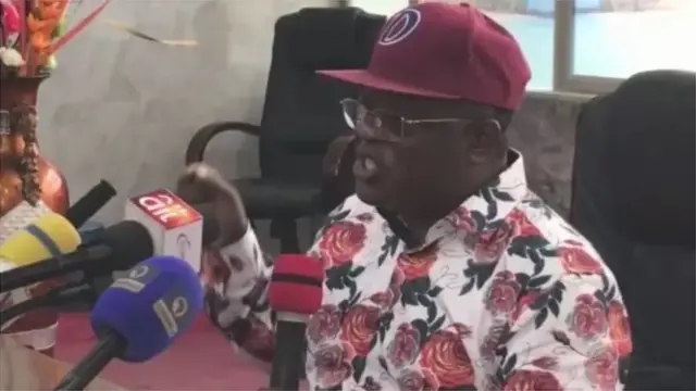 Ebonyi state govnor address tori pipo wia e tell dem say e still be govnor