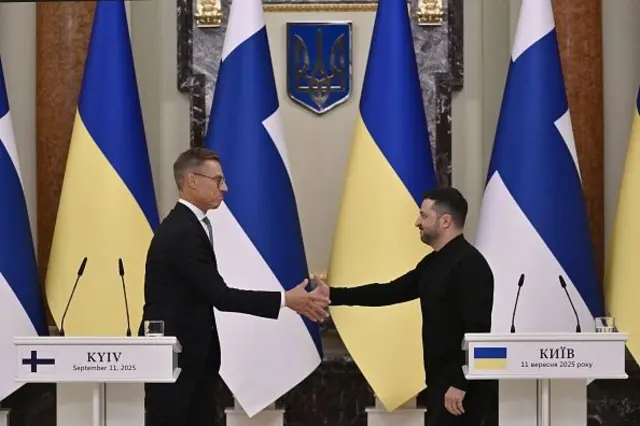 Президент Фінляндії Стубб та президент України Зеленський