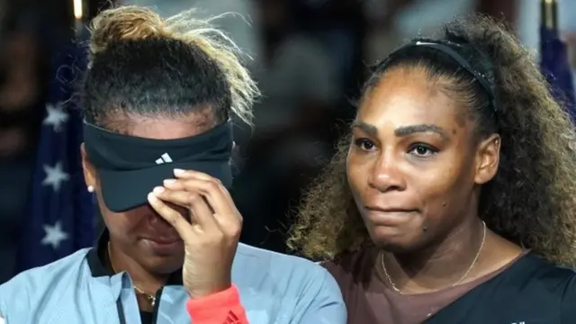 Naomi Osaka y Serena Williams.