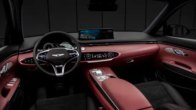 اتاق جنسیس GV70 ساده و متفاوت با ماشین‌های آلمانی طراحی شده است