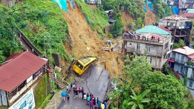 मिज़ोरम में भूस्खलन