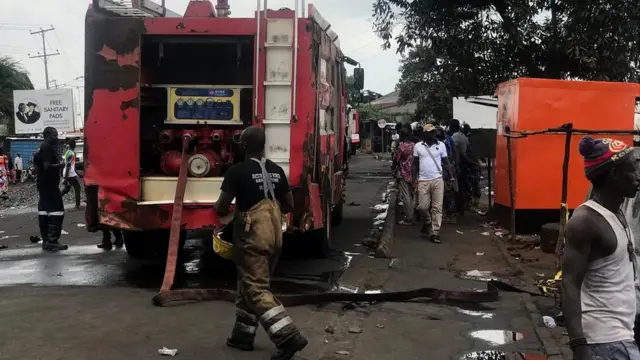 Emergency services bin dey ground since Friday night
