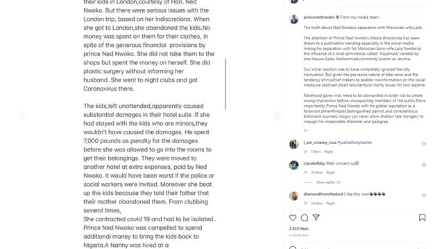 statement wey Ned Nwoko release