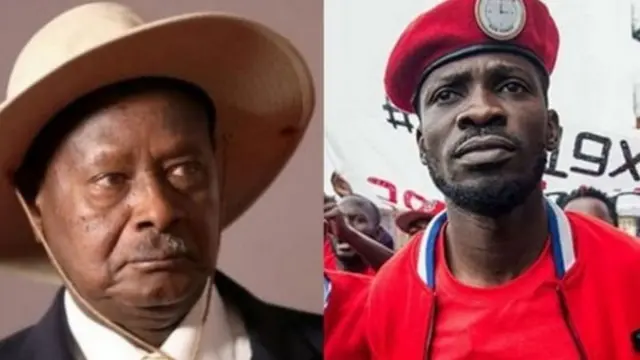 Shugaba Museveni da Bobi Wine