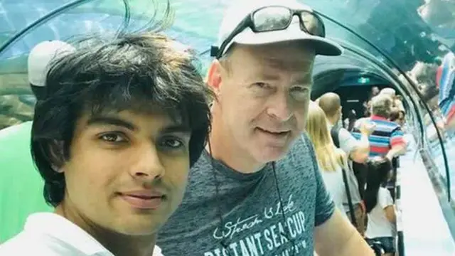 ਨੀਰਜ ਚੋਪੜਾ ਅਤੇ ਕੋਚ ਓਵੇ ਹੋਨ