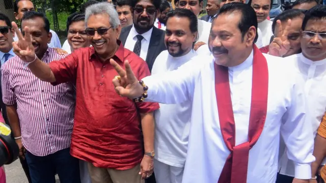 ගෝඨාභය රාජපක්ෂ සහ මහින්ද රාජපක්ෂ