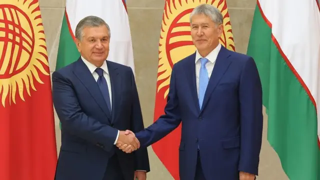 Өзбек президентинин Кыргызстанга болгон соңку сапарынан сүрөт