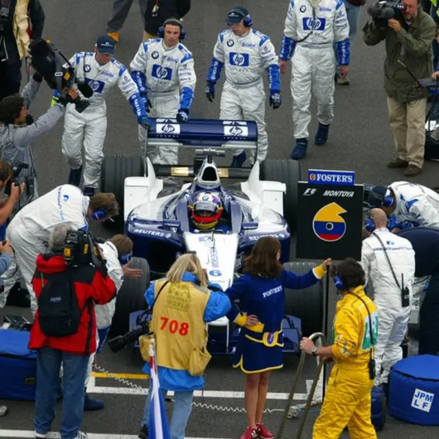 Parrilla de salida de un Gran Premio de F1