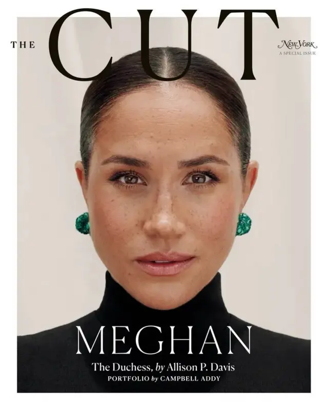 Meghan on the cover of The Cut magazine