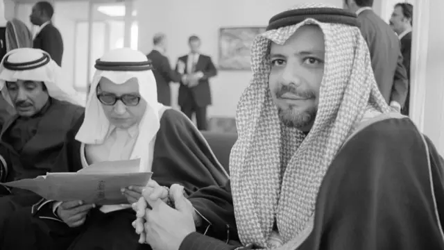 Yamani en una cumbre de la OPEP en 1975.
