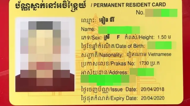 Thẻ Ngoại Kiều Thường Trú