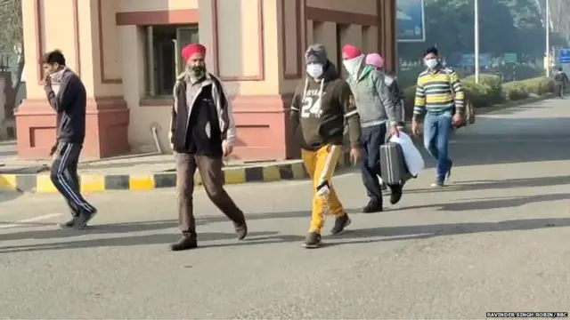 ਅੰਮ੍ਰਿਤਸਰ ਤੋਂ ਪਹੰਚੇ ਯਾਤਰੀ