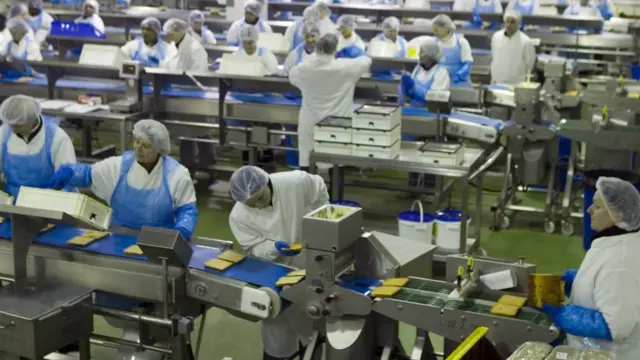 Operarios en una fábrica