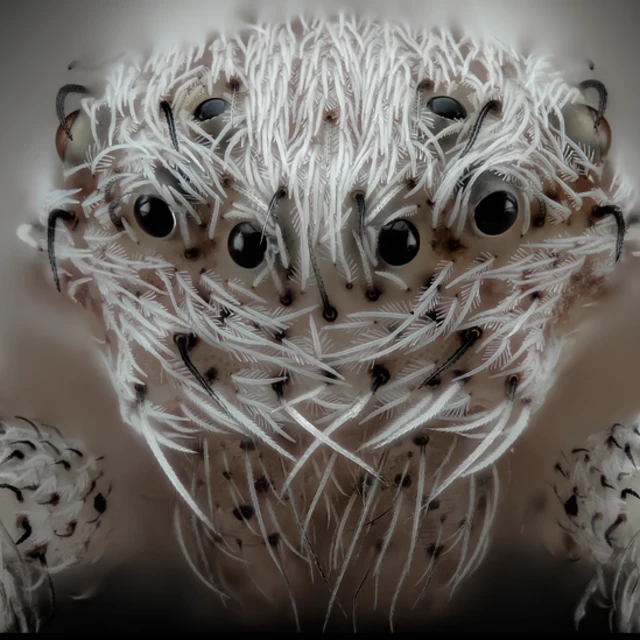 Araña con seis ojos