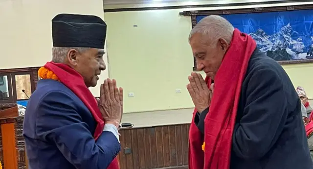 शेरबहादुर देउवा र शशाङ्क कोइराला