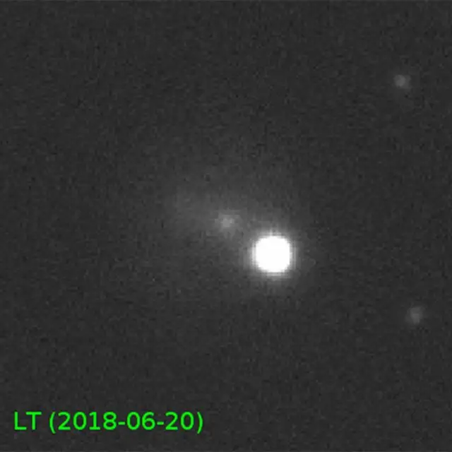 O primeiro LFBot descoberto pelos astrônomos, conhecido como "Vaca".
