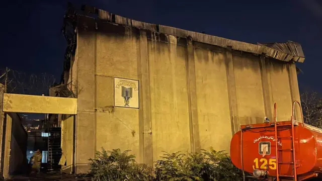بخشی از ساختمان زندان اوین