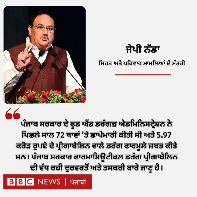 ਜੇਪੀ ਨੱਡਾ