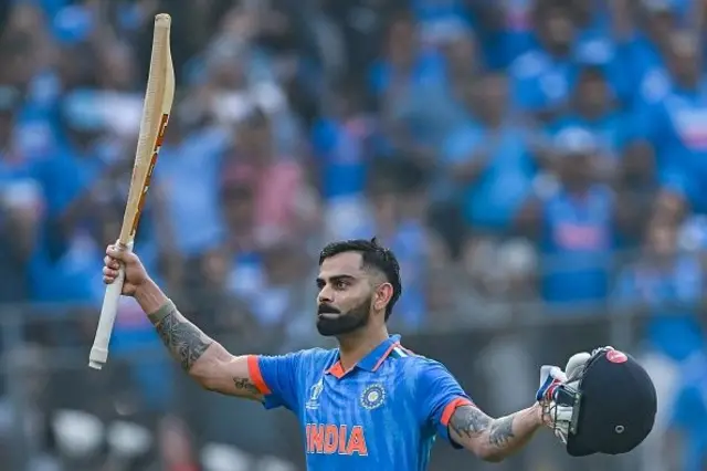 විරාත් කෝලි මේ දක්වා මෙවර ලෝක කුසලාන තරගාවලියේ දී තරග 10 කට ක්‍රීඩා කරමින් ලකුණු 711ක් රැස් කිරීමට සමත්ව ඇත.