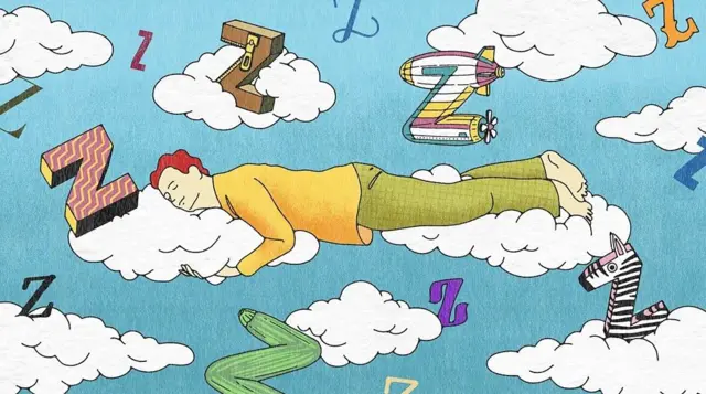 Cette image illustre le concept de « remaniement cognitif », une technique mentale destinée à aider les gens à s'endormir en détournant l'attention d'un esprit agité à l'aide d'images aléatoires et neutres.
Elle a été mise au point par le chercheur Luc Beaudoin en tant qu'exercice mental favorisant le sommeil. 