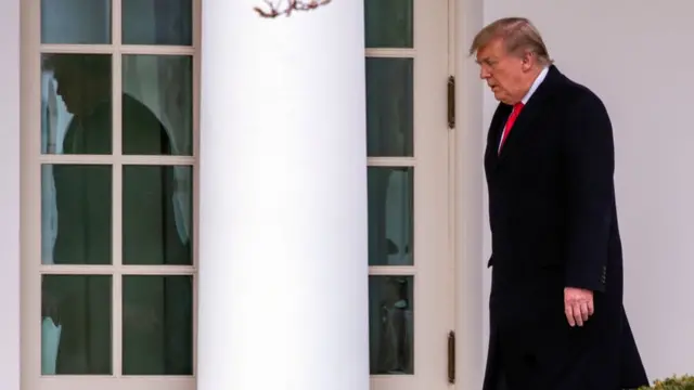 دونالد ترامب في البيت الأبيض