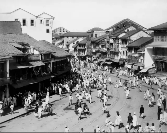 विसाव्या शतकाच्या सुरुवातीची मुंबई (संग्रहित) 