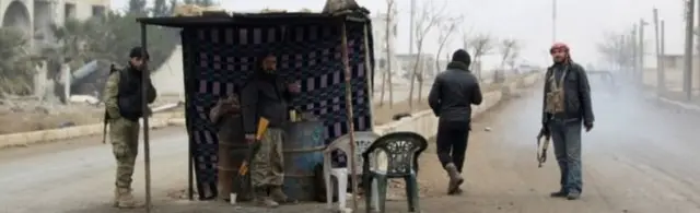 مسلحو المعارضة شمالي محافظة حلب