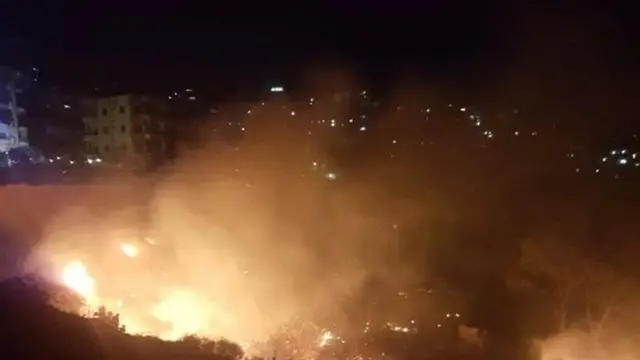 لبنان يشهد حرائق غير مسبوقة