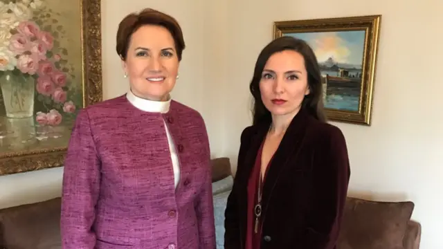 Meral Akşener ve Selin Girit