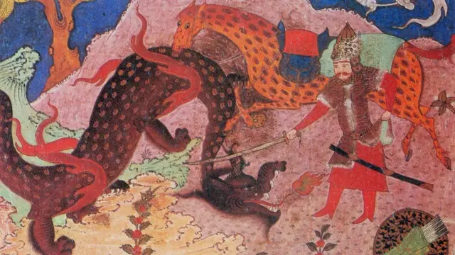 شاہنامہ کا ایک منظر