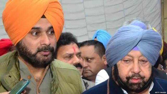 ਨਵਜੋਤ ਸਿੰਘ ਸਿੱਧੂ, ਅਮਰਿੰਦਰ ਸਿੰਘ