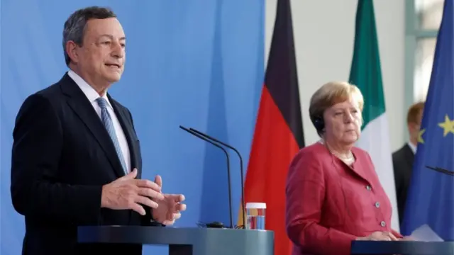merkel ve draghi