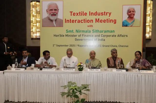 ஜவுளித்துறை, திருப்பூர், ஜிஎஸ்டி சீரமைப்பு, அமெரிக்காவின் 50% வரி