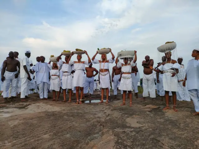 awọn eeyan ilu Ikarẹ nibi ayẹyẹ ọdun Olokemeji