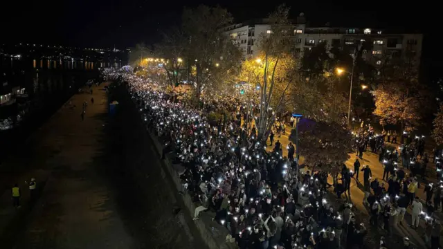 Završetak komemorativnog skupa u Novom Sadu