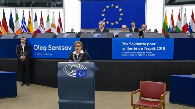 Наталія Каплан у Європарламенті
