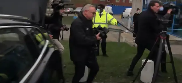 Footage of photographers taking pictures of former glamour model Katie Price