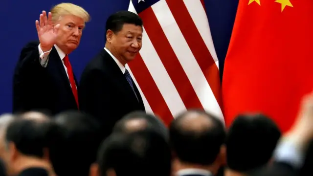 Trump e presidente chinês